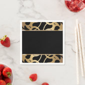 Art Deco Border Gold Servetten (Insitu)