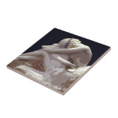 Art Deco Borzoi Love Tegeltje (Zijkant)