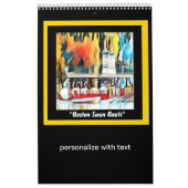 Art Deco Boston Swan Boats Kalender (Hoes)