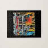 Art Deco Boston Swan Boats Legpuzzel (Horizontaal)