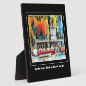 Art Déco Boston Swan Boats Plaque (Côté)