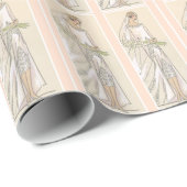 Art Deco Bride Cadeaupapier (Rol Hoek)
