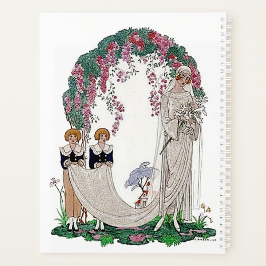 Art Deco-brideplanner Planner (Achterkant)