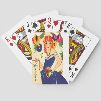  Art Deco Bridge Tally Speelkaarten