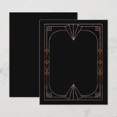 Art Deco Briefpapier (Voorkant / Achterkant)
