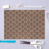 Art Deco Brown Gold Crafting-papier Tissuepapier (Craft)