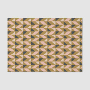 Art Deco Bruidsboeket Roze Goud Zwart Trouwen Tissuepapier