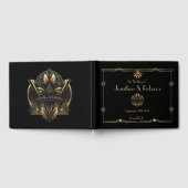  Art Deco bruiloft Gastenboek (Volledig)