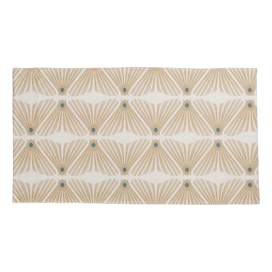 Art Deco bugs pastel Kussensloop (Achterkant-Links)