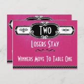 Art Deco Bunco-kaart #2 Briefkaart (Voorkant / Achterkant)