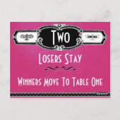 Art Deco Bunco-kaart #2 Briefkaart (Achterkant)