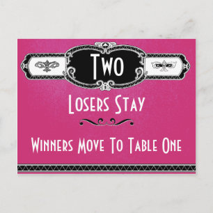  Art Deco Bunco-kaart #2 Briefkaart