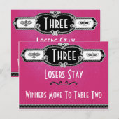  Art Deco Bunco-kaart #3 Briefkaart (Voorkant / Achterkant)