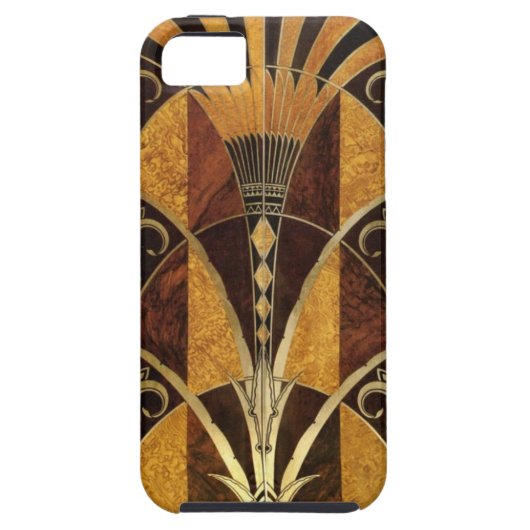 Art Deco Burl Wood Case-Mate iPhone Case (Achterkant)