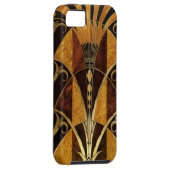 Art Deco Burl Wood Case-Mate iPhone Case (Back/Rechts)