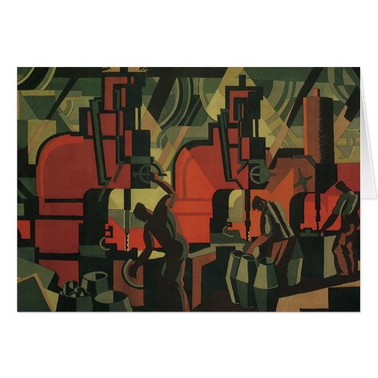 Art Deco Business Industrial Manufacturing (Voorkant Horizontaal)