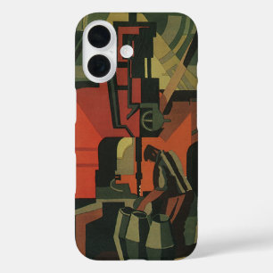 Art Deco Business Industrial Manufacturing iPhone 16 Hoesje