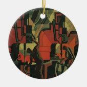  Art Deco Business Industrial Manufacturing Keramisch Ornament (Voorkant)