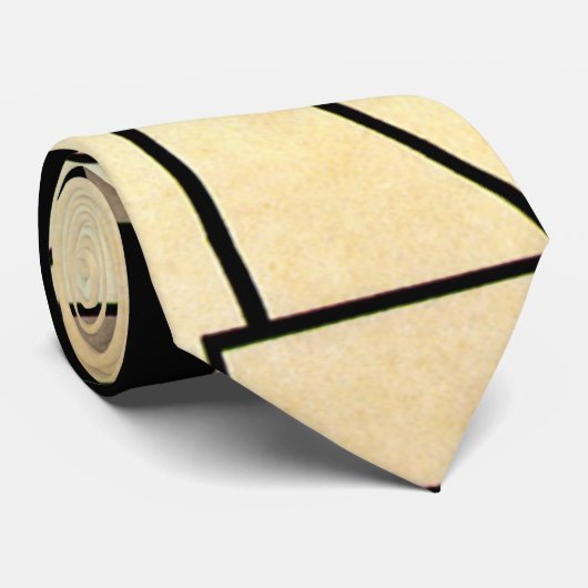 Art Deco Business Wheel and Machine Worker Stropdas (Opgerold)