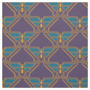 Art Deco Butterflies Stof