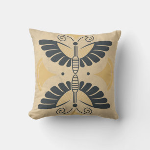 Art Deco Butterfly Motif Kussen