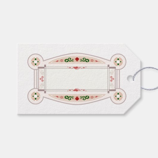 Art Deco Cadeaulabel (Voorkant (Horizontaal))