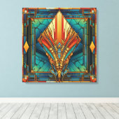 Art Deco Canvas Kunst (Insitu (Houten vloer))