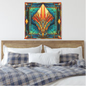 Art Deco Canvas Kunst (Insitu (Slaapkamer))