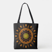 Art Deco-Canvas tas (Achterkant)