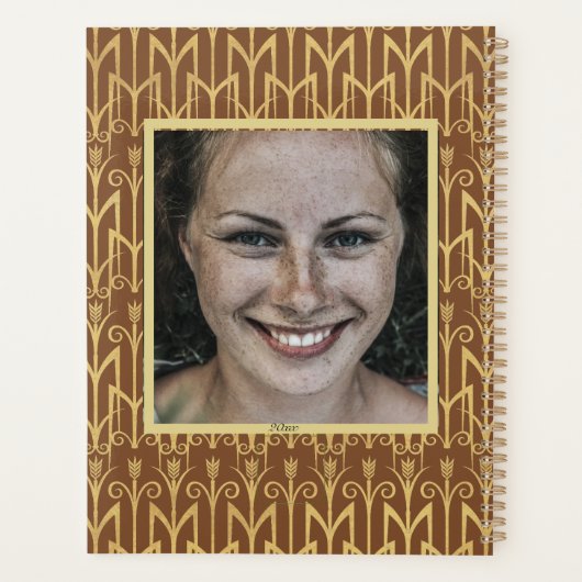 Art Deco Canyon Shutterbugs Planner (Achterkant)