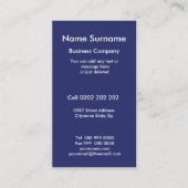 Art déco, Carte de visite (Devant)