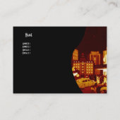 Art déco carte de visite (Dos)