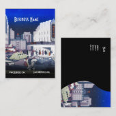 Art déco carte de visite (Devant / Derrière)