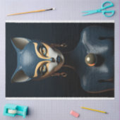 Art Deco Cat Decoupage Tissuepapier (Craft)