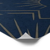 Art Deco Cat Fish Trophy Wall Art Poster (Hoek)