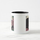Art Deco Cats Mok (Midden)