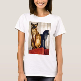 Art Deco Cats T-shirt