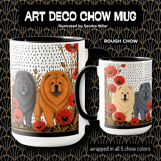 ART DECO CHOWS ruw Mok