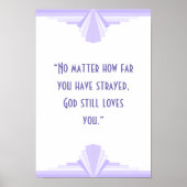 Art deco Christelijk Poster (Voorkant)