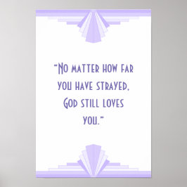 Art deco Christelijk Poster