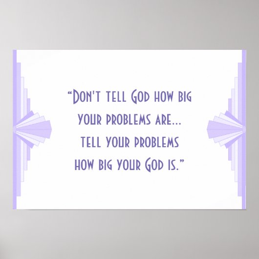 Art deco Christelijk Poster (Voorkant)