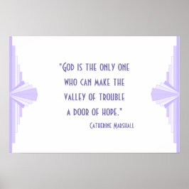 Art deco Christelijk Poster