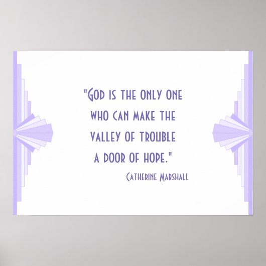 Art deco Christelijk Poster (Voorkant)