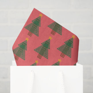 Art Deco Christmas Tree Tissuepapier