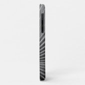 Art Deco chroom palmblad Hoesje-Mate iPhone Case (Achterkant/links)