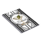 Art Deco Cocktail Notitieboek (Rechterzijde)