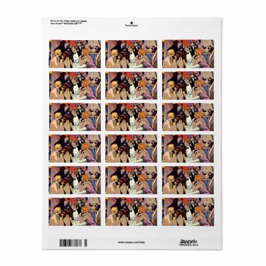 Art Deco Cocktail Party in Nightclub Etiket (Full Sheet)