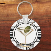 Art Deco Cocktails Sleutelhangers (Voorkant)