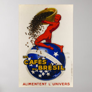  Art Deco Coffee Advertentie Poster