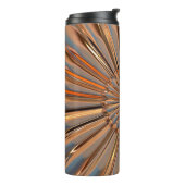 Art deco coppe look fan shell ontwerp thermosbeker (Gedraaid links)